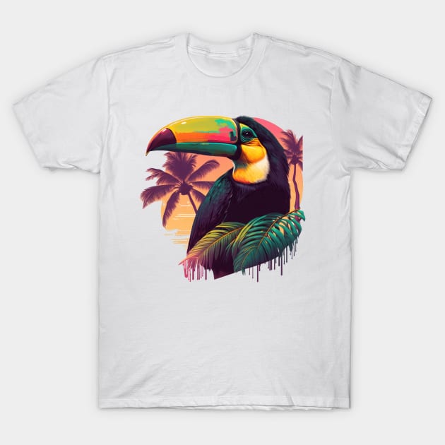 Toucan Paradise T-Shirt by nikovega21